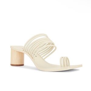 Revolve A'mmonde Atelier Alessandra Block Heel in Ivory